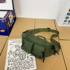Male Chest Bag All-match Casual Student Sports Boys Waist Bag