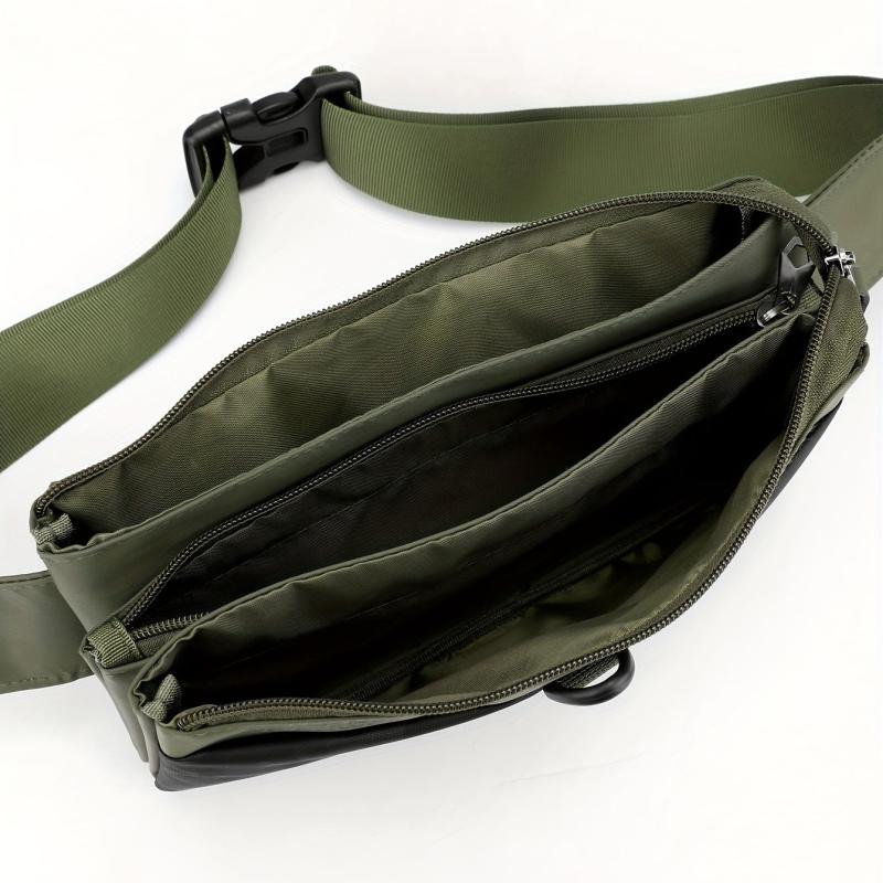 Men's Lightweight Waterproof Crossbody Bag Casual Sports Hiking Chest Bag