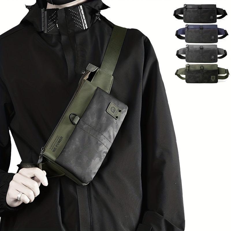Men's Lightweight Waterproof Crossbody Bag Casual Sports Hiking Chest Bag