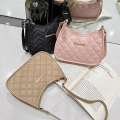 Argyle Quilted Underarm Bag Women's Hobo Bag
