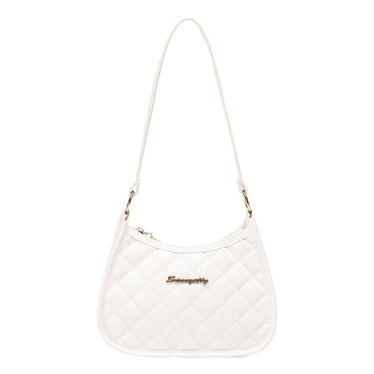 Argyle Quilted Underarm Bag Women's Hobo Bag