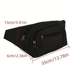 Large Capacity Sports Waist Bag Casual Bag Shoulder Chest Bag