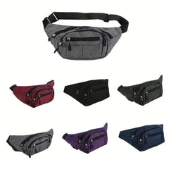 Large Capacity Sports Waist Bag Casual Bag Shoulder Chest Bag