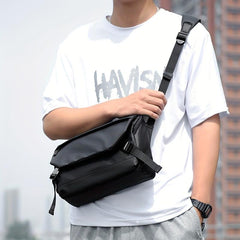 Men's Crossbody Bag Sports Messenger Large Capacity Shoulder Bag