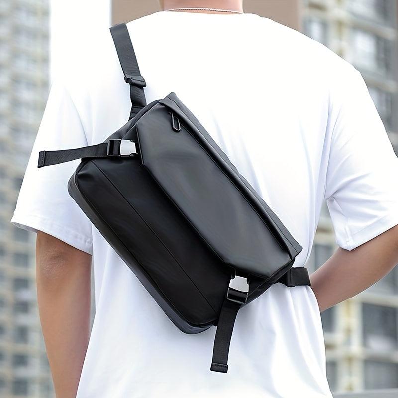 Men's Crossbody Bag Sports Messenger Large Capacity Shoulder Bag