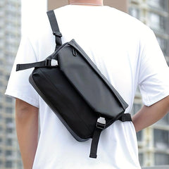 Men's Crossbody Bag Sports Messenger Large Capacity Shoulder Bag
