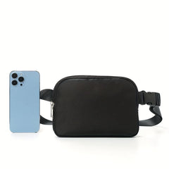 Mini Waist Bag with Adjustable Strap - Unisex Shoulder Bag for Traveling