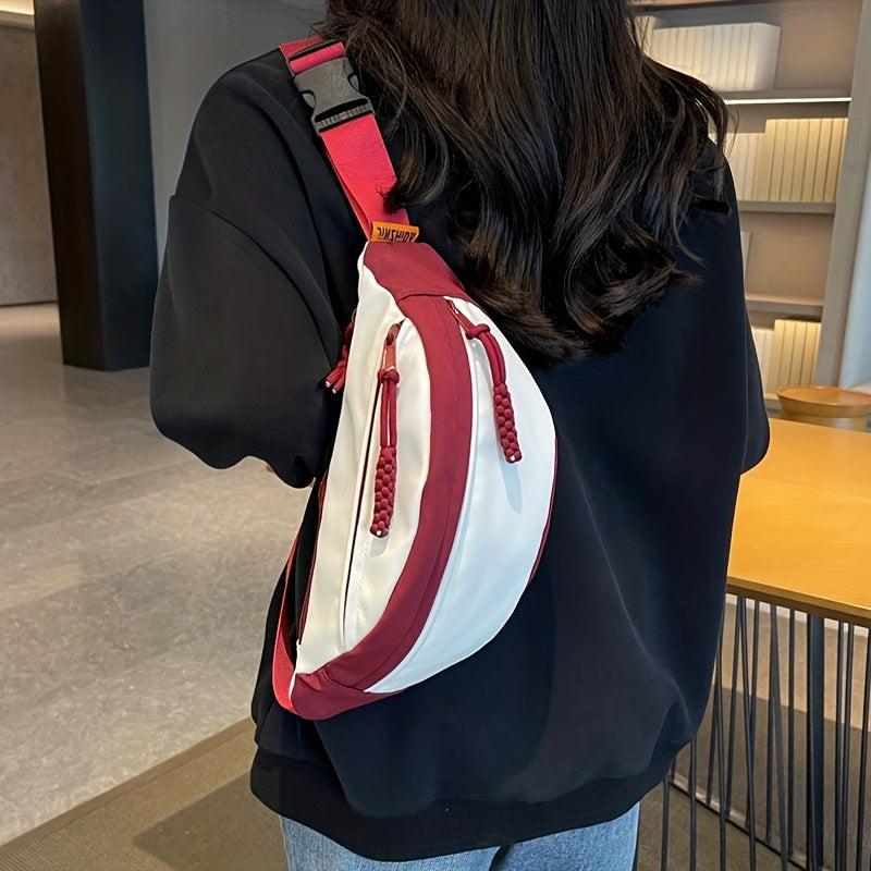 Casual Waterproof Chest Bag Nylon Shoulder Couple Chest Bag