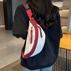 Casual Waterproof Chest Bag Nylon Shoulder Couple Chest Bag
