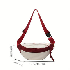 Casual Waterproof Chest Bag Nylon Shoulder Couple Chest Bag