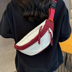 Casual Waterproof Chest Bag Nylon Shoulder Couple Chest Bag