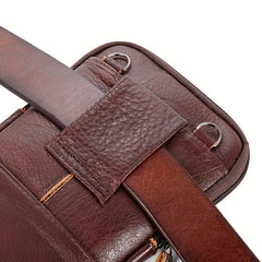 Men's Leather Belt Clip Crossbody Bag