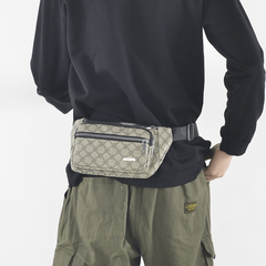 Casual Multi-Pocket Waist Bag Waterproof PU Leather Waist Bag