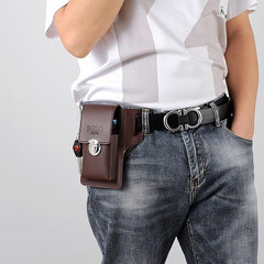 Leather Mobile Phone Cellphone Belt Bag