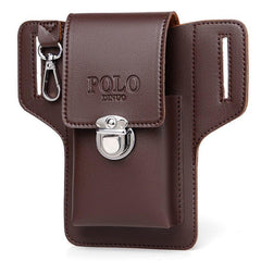 Leather Mobile Phone Cellphone Belt Bag