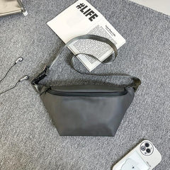 Men's Leather Crossbody Bag Vintage Fanny Pack
