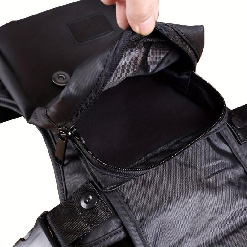 Waterproof Nylon Leg Bag For Men Motorcycle Riding Fanny Pack