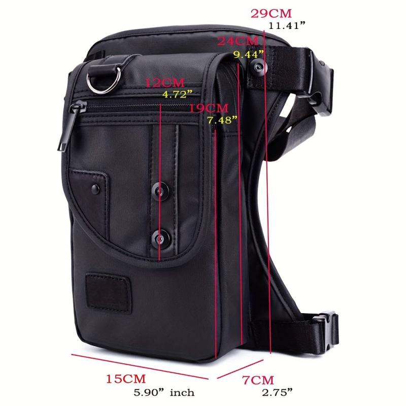 Waterproof Nylon Leg Bag For Men Motorcycle Riding Fanny Pack