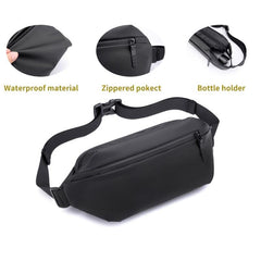 Men's Waterproof Nylon Chest Bag Crossbody Fanny Pack