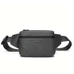 Men's Argyle Retro Chest Bag Waterproof Crossbody Bag