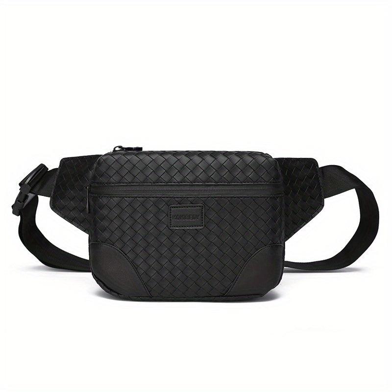 Men's Argyle Retro Chest Bag Waterproof Crossbody Bag