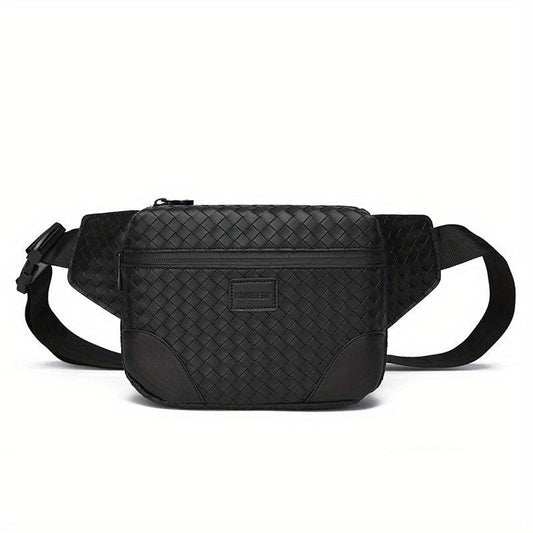 Men's Argyle Retro Chest Bag Waterproof Crossbody Bag