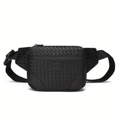 Men's Argyle Retro Chest Bag Waterproof Crossbody Bag