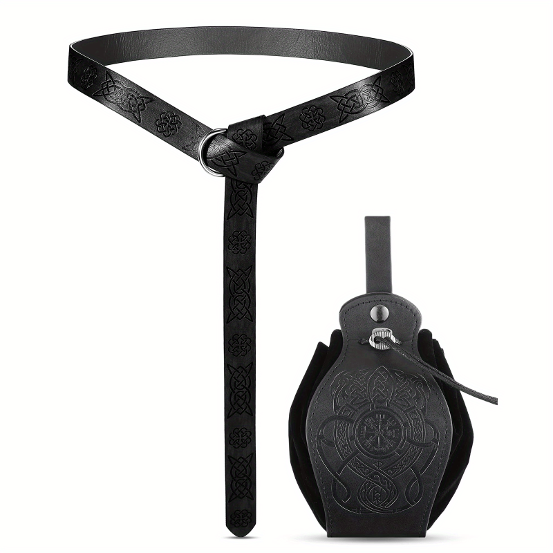 Viking Style Belt Waist Bag Retro Coin Purse Medieval Bag