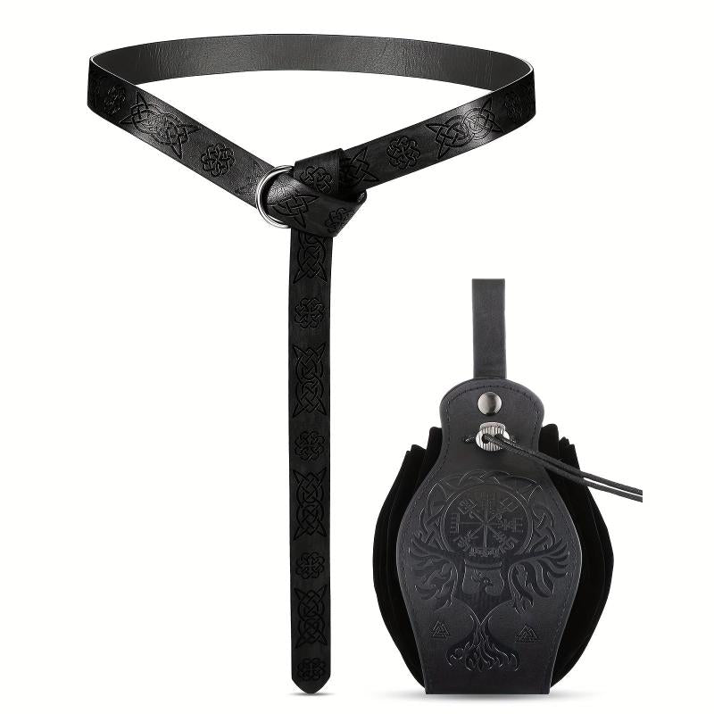Viking Style Belt Waist Bag Retro Coin Purse Medieval Bag