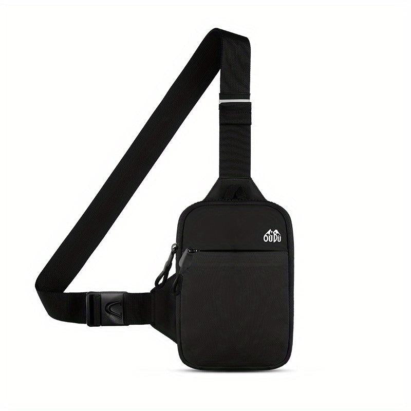 Men's Small Sports Chest Bag Mobile Crossbody Backpack