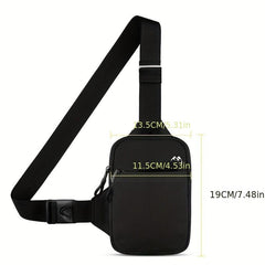 Men's Small Sports Chest Bag Mobile Crossbody Backpack