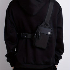 Men's Small Sports Chest Bag Mobile Crossbody Backpack