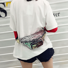 Colorful Sequins Waist Bag Multifunctional Fanny Bag Crossbody Chest Bag
