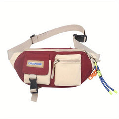 Men's Crossbody Bag Large Capacity Multifunction Diagonal Shoulder Bag