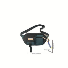 Men's Crossbody Bag Large Capacity Multifunction Diagonal Shoulder Bag