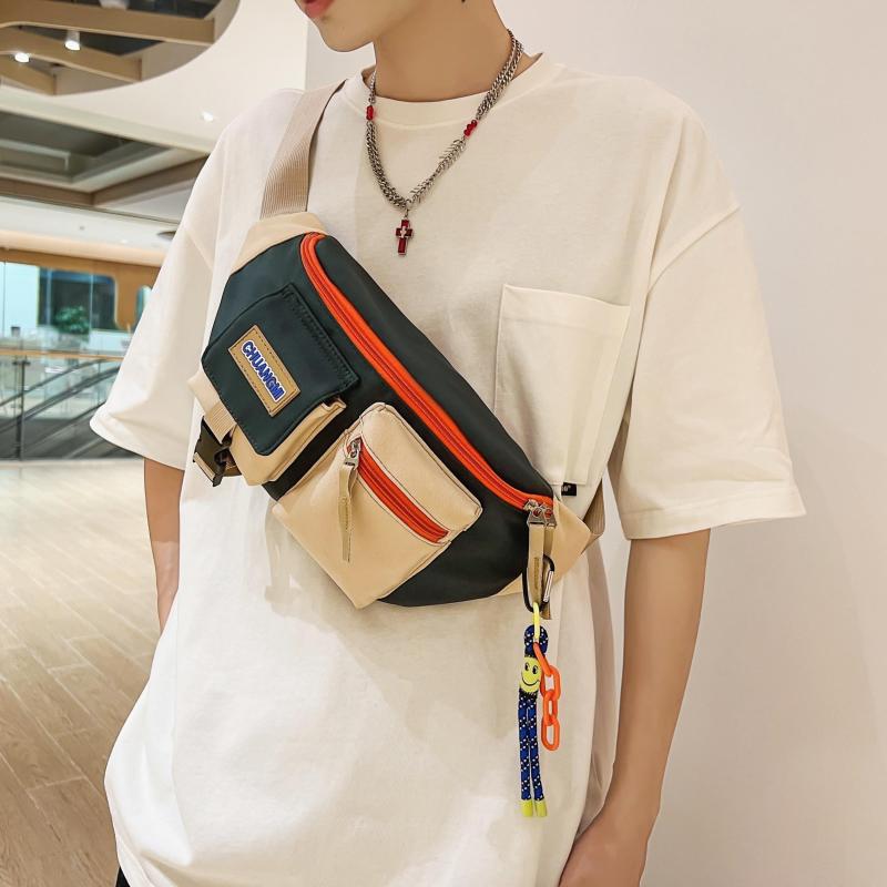 Men's Crossbody Bag Large Capacity Multifunction Diagonal Shoulder Bag