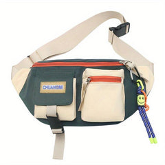 Men's Crossbody Bag Large Capacity Multifunction Diagonal Shoulder Bag