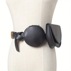 Casual PU Leather Waist Bag With Belt for Mobile Phone