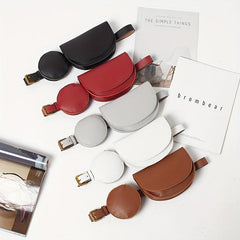 Casual PU Leather Waist Bag With Belt for Mobile Phone