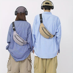 Casual Couple Chest Bag Nylon Anti Splash Waist Bag