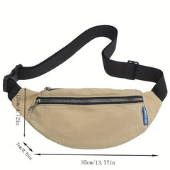 Casual Couple Chest Bag Nylon Anti Splash Waist Bag