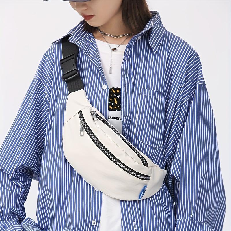 Casual Couple Chest Bag Nylon Anti Splash Waist Bag