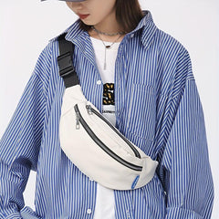Casual Couple Chest Bag Nylon Anti Splash Waist Bag