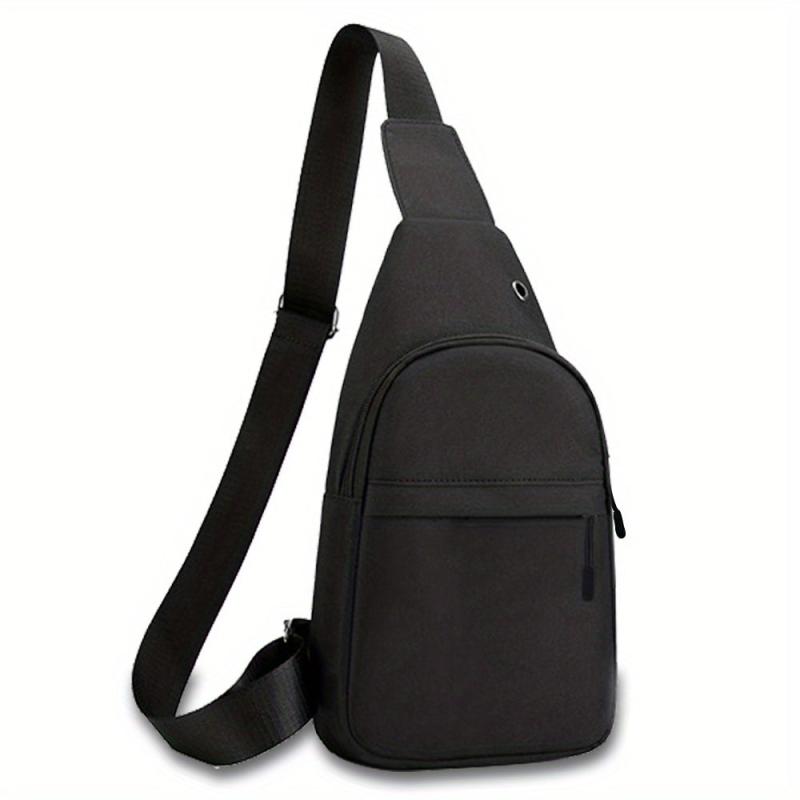 Men's Casual Chest Bag Shoulder Bag Canvas Travel