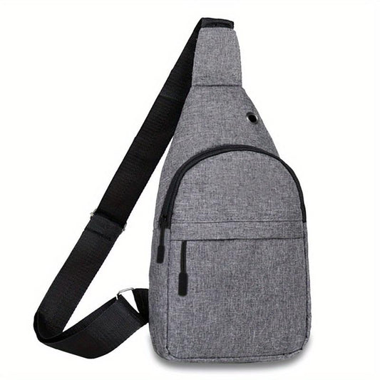 Men's Casual Chest Bag Shoulder Bag Canvas Travel