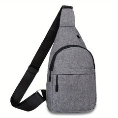 Men's Casual Chest Bag Shoulder Bag Canvas Travel