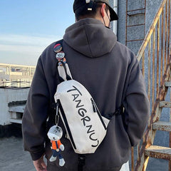 Men's Chest Bag Messenger Bag Casual Sports Bag Shoulder Bag Youth