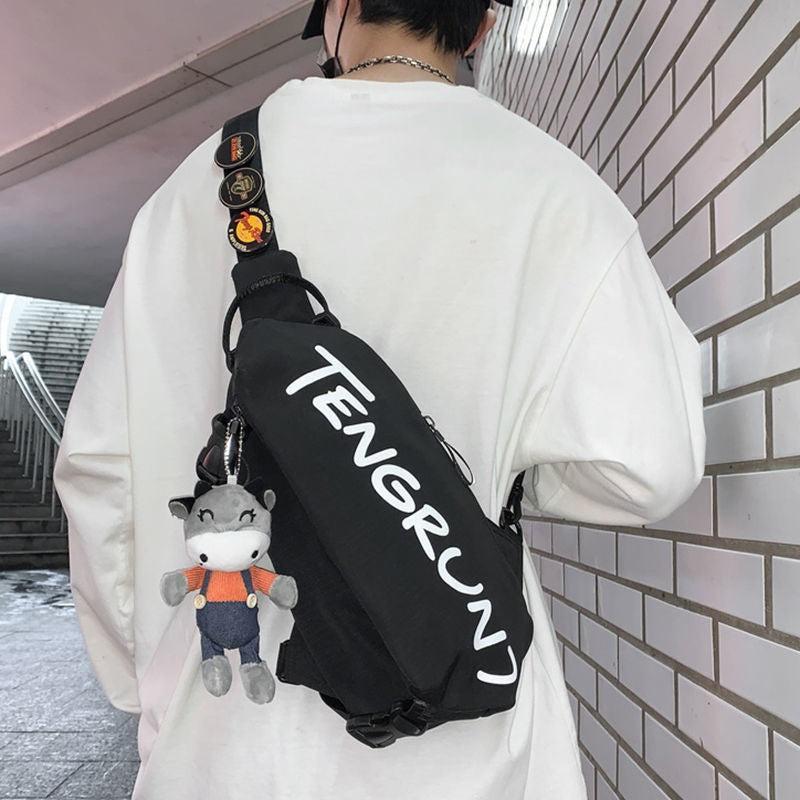 Men's Chest Bag Messenger Bag Casual Sports Bag Shoulder Bag Youth