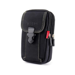 Canvas Mobile Phone Bag Vertical Men's Messenger Bag