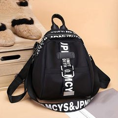 Letter Backpack Purses For Women Nylon School Bag Small Shoulder Bag